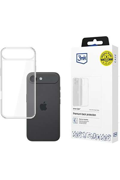 3MK iPhone 17 Air - Husă tip armură - Transparentă