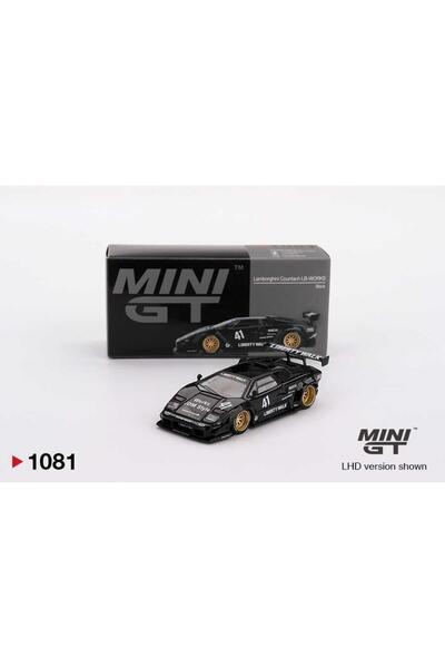 mini gt 1/64 Lamborghini Countach Lb-Works Black No:1081
