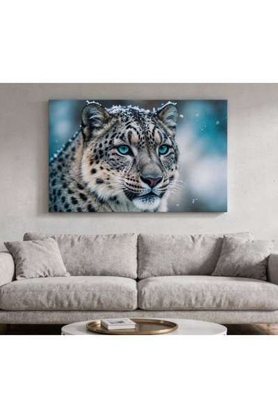 REKLAM016 Slika na platnu sa snježnim leopardom