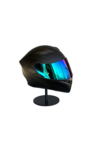 scharf 902 Çene Açılır Motosiklet Kaskı – Güneş Gözlüklü MATXBLACK (RainBow G...