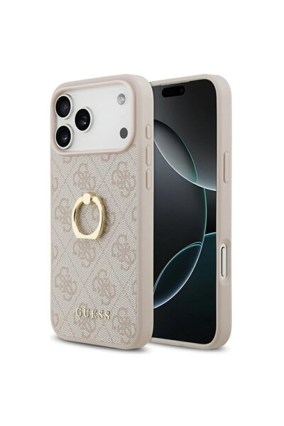 Guess Husă pentru iPhone 17 Pro Max - Hardcase 4G Ring Stand (GUHCP17X4GMRPI)...