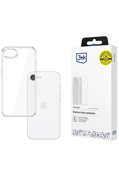 3MK iPhone 16e - Husă tip armură - Transparentă