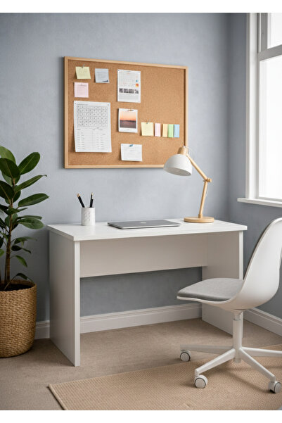 Tasarım Modern Çalışma Masası 140X60 cm | Mdf Ofis & Ders Masası | Ergonomik ...