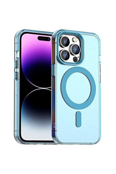 Techsuit Husa pentru iPhone 14 Pro Max - CandyCase MagSafe - Blue