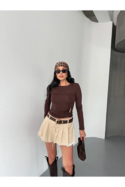 İKLİM LİFE Μπλούζα από ύφασμα με λεπτομέρεια καρφίτσας στο πλάι