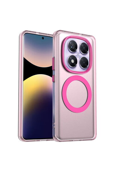 Techsuit Husa pentru Xiaomi Redmi Note 14 Pro 4G - CandyCase MagSafe - Pink