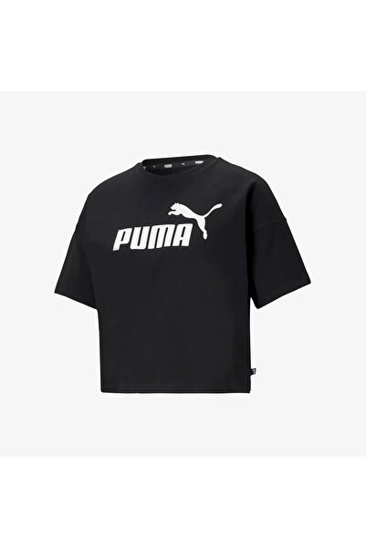 Puma Essentials Logo Siyah Kadın T-Shirt