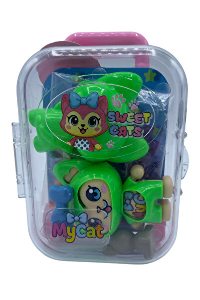 Sweet Cat KEDİCİK ŞEFFAF VALİZ OYUNCAĞI