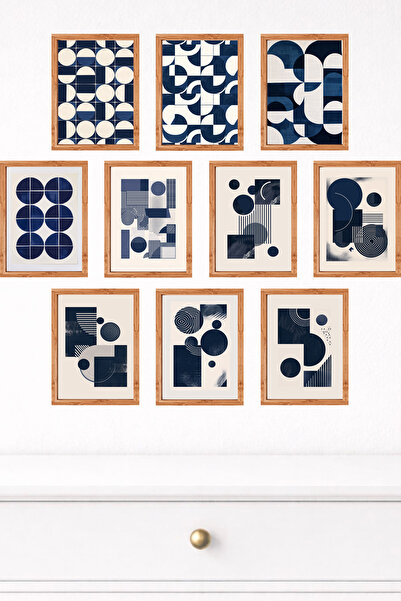 UNT 10-Piece Modern Wall Painting Set with Frame Look – 15X20 cm Mdf Uv Printing