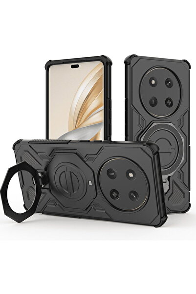 Techsuit Husa pentru Honor Magic7 Lite / X9c - Carbon Shield PRO - Black