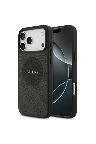 Guess Husă pentru iPhone 17 Pro Max - 4G Circle Classic Logo MagSafe (GUHMP17...