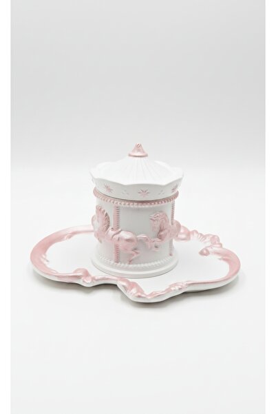 Y0&MA El Yapımı Kapaklı Kokulu Dekoratif Mum – Atlı Karınca , Ahşap Fitilli