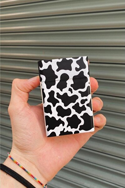 SARANG Inek Desenli Standart Plastik Sigara Tabakası Kutusu