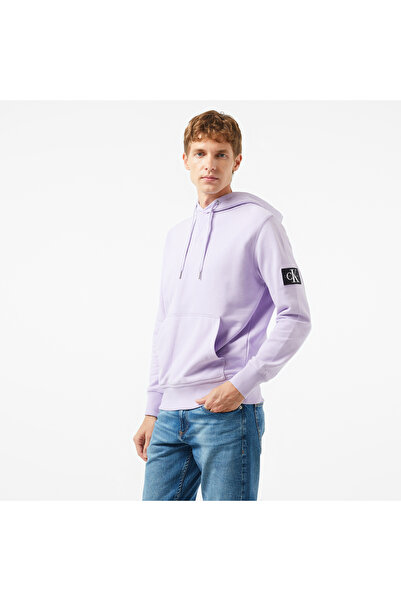 Calvin Klein Jeans Erkek Mor Sweatshirt