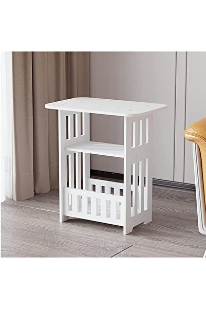 genric OneDcor Modern Square Coffee Table - Small End Table for Bedroom, Livi...