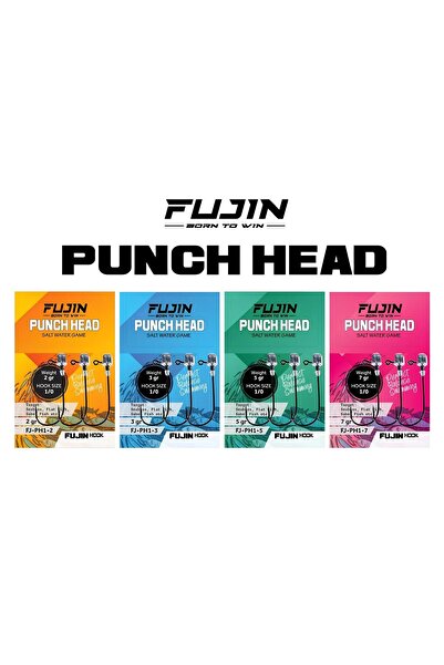 Fujin Punch Head Jighead FJ-PH #3/0 (Ağırlıkları : 2gr, 3gr, 4gr, 5gr, 7gr, 1...