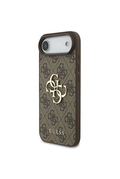 Guess Husă pentru iPhone 17 Air - Hardcase 4G Big Logo (GUHCP17M4GMGBR) - Maro