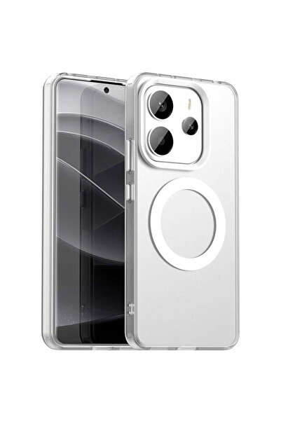Techsuit Θήκη για Xiaomi Redmi Note 14 4G (Τυπική) - CandyCase MagSafe - Λευκή