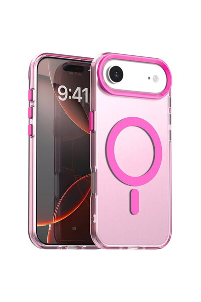 Techsuit Husă pentru iPhone 17 Air - CandyCase MagSafe - Roz