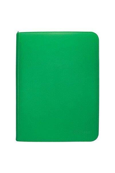 Ultra Pro Zippered Pro Binder Green with 9 Pockets, 360 Card Capacity