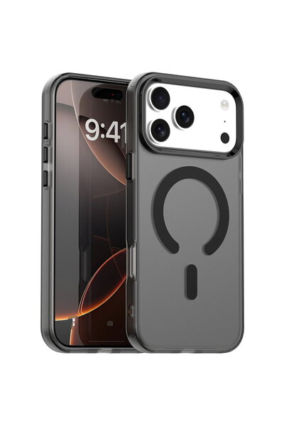 Techsuit Husă pentru iPhone 17 Pro - CandyCase MagSafe - Negru