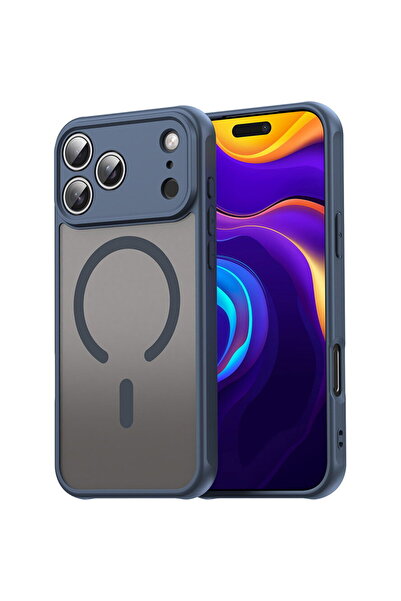 Techsuit Husa pentru iPhone 17 Pro Max - HaloFrost II MagSafe - Navy Blue