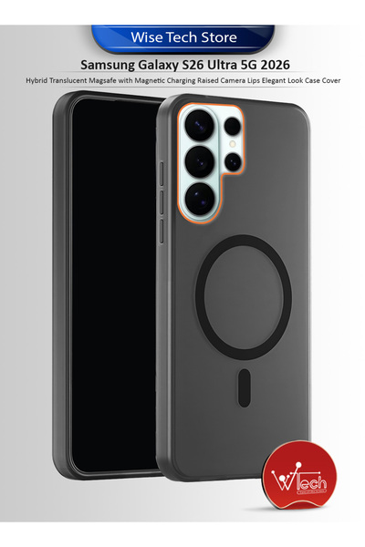 Wtech Samsung Galaxy S26 Ultra 5G Hybrid Translucent Magsafe Raised Camera Li...