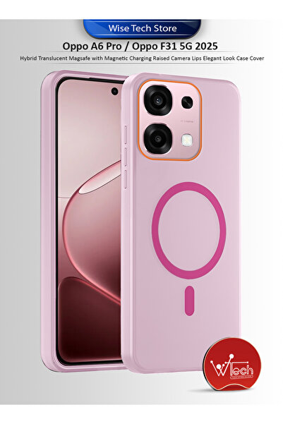 Wtech Oppo A6 Pro / Oppo F31 5G Hybrid Translucent Magsafe with Raised Camera...