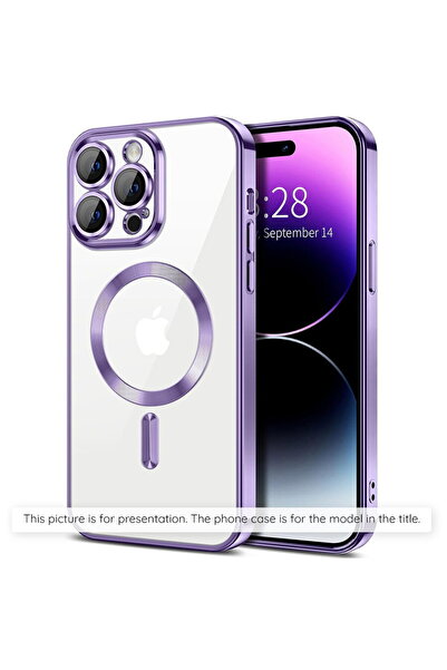 Techsuit Husă pentru iPhone 17 Air - Lux Cristal MagSafe - Mov deschis
