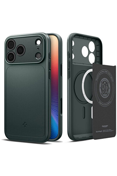 Spigen Husa pentru iPhone 17 Pro Max - Thin Fit MagSafe - Abyss Green