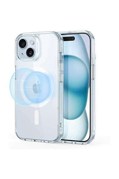 ESR Husă pentru iPhone 17 - Classic Hybrid HaloLock - Albastru transparent
