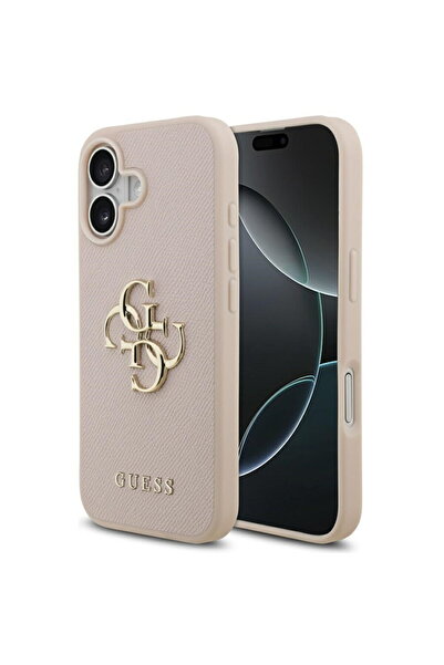 Guess Husă pentru iPhone 17 - Hardcase 4G cu textură, logo mare și clasic (GU...