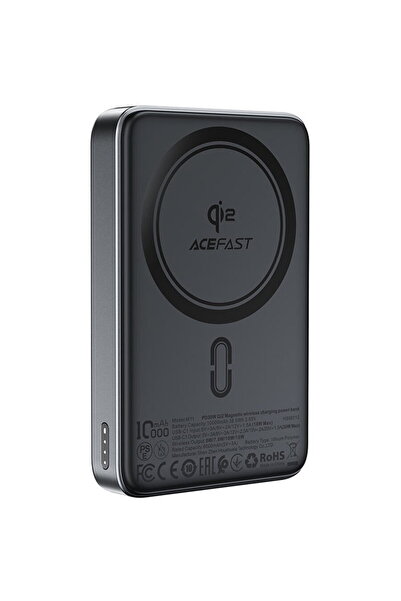 Acefast KF2349148, 10000 mAh, 30 W, Negru