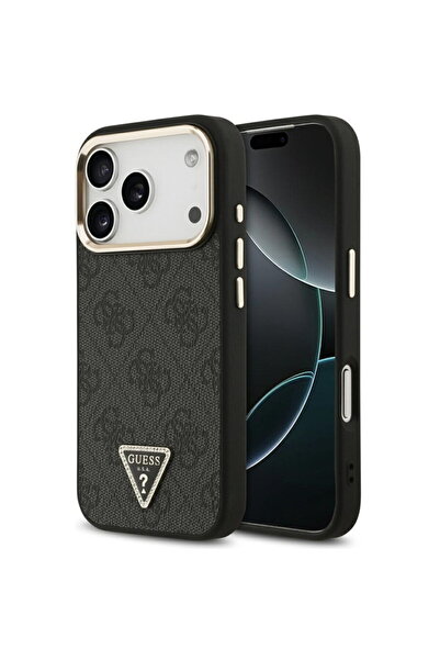 Guess Husă pentru iPhone 17 Pro Max - Hardcase 4G Logo Triunghiular MagSafe (...