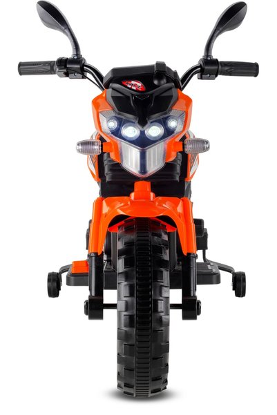 BabyHope 447 Motocross Akülü Motor Çocuk Motoru Turuncu