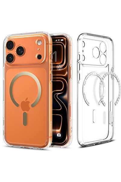 Spigen ULTRA HYBRID MAGSAFE IPHONE 17 PRO TRANSPARENT/AURIU