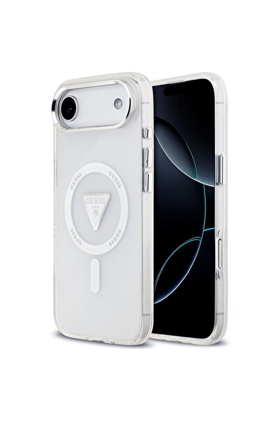 Guess Husa pentru iPhone 17 Air - IML Gradient Triangle Logo MagSafe (GUHMP17...