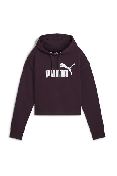 Puma Essentials Logo Bordo Kadın Sweatshirt