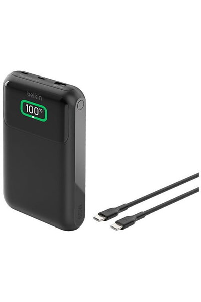 Belkin BPB020BTBK, 20.000 mAh, 65 W, 2x USB-C, Negru
