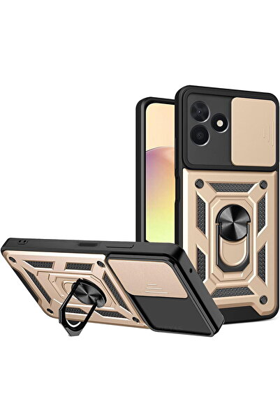 Techsuit Husă pentru Samsung Galaxy A17 5G - Seria CamShield - Auriu