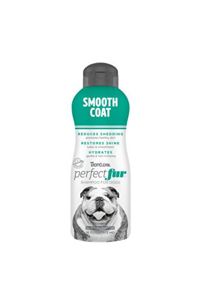 Tropiclean – PerfectFur Smooth Coat Shampoo for Dogs, 16 oz, Quick-Dry & Shee...