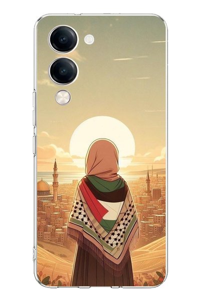 TechTree Vivo Y04 Compatible Filistine Freedom Girl Printed Silicone Case
