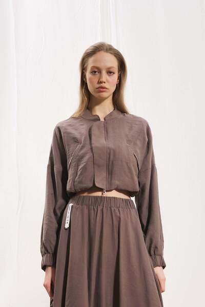 VDR Mink Zippered Short Jacket 17259