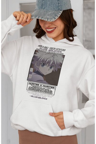 SEVBANO هودي بتصميم كيلوا زولديك هنتر إكس هنتر مطبوع للجنسين قصة فضفاضة بشخصي...