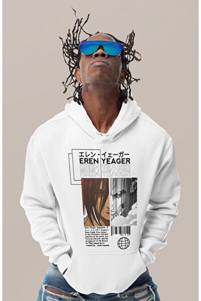 SEVBANO هودي إيرين ييغر أتاك أون تايتن مطبوع للجنسين قصة فضفاضة بشخصيات أنمي