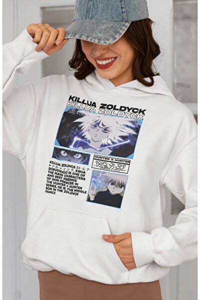 SEVBANO هودي كيلوا زولديك مطبوع للجنسين قصة فضفاضة هنتر إكس هنتر أنيمي