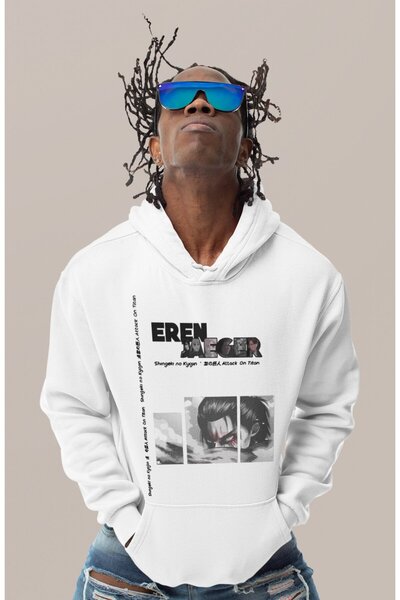 SEVBANO هودي إيرين ييغر أتاك أون تايتن مطبوع للجنسين قصة فضفاضة بشخصيات أنمي