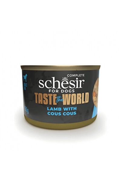 Schesir طعام الكلاب الكامل من تيست ذا وورلد - لحم ضأن مع كسكس، 150 غرام