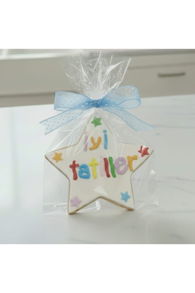 LUANA ANETA 22 Adet Butik Kurabiye İsme Özel Tasarım Şeker Hamurlu Kurabiyele...