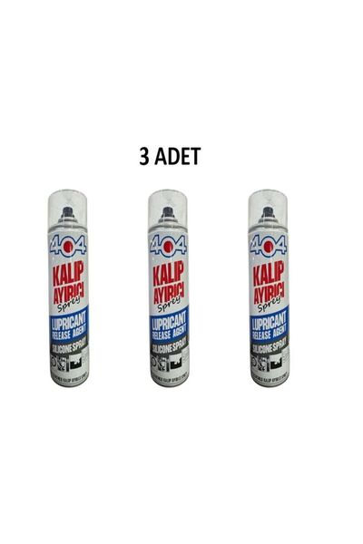 404 Silikonlu Kalıp Ayırıcı Sprey 3 ADET